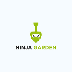 ninja garden logo. ninja icon © fan dana