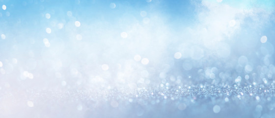 Christmas and New Year holidays glitter bokeh background