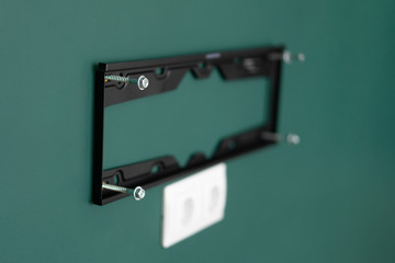 repair and decoration. wall mount for tv.
