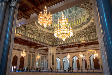 Oman Muscat Sultan Qaboos Grand Mosque