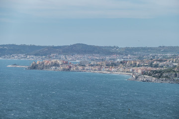 Aerial view of Pozzuoli