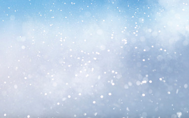 Christmas and New Year holidays glitter bokeh background