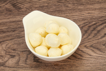 Natural tasty baby Mozarella cheese