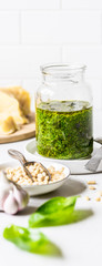 Pesto with Ingredients