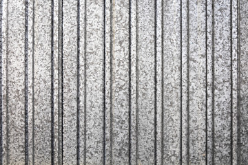 Gray corrugated metal sheet. Texture. Background