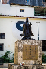Statue of Confucius, Chinatown, Havana Centro district, Havana, Cuba