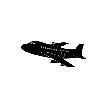 airplane logo icon vector