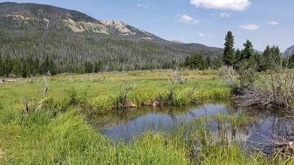 lake in the mountains