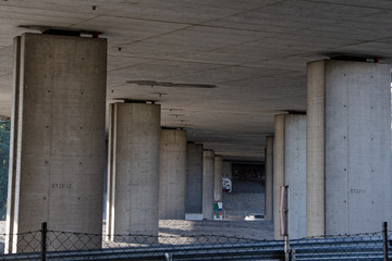 Under A Highway Bridge