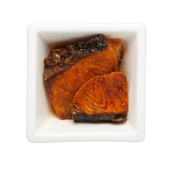 Asian cuisine - Pan griiled teriyaki salmon