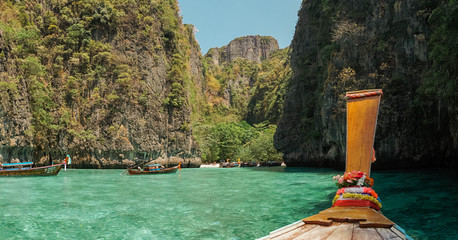 Longtail boat at Koh Phi phI, Thailand