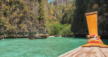 Longtail boat at Koh Phi phI, Thailand