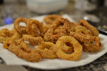 rabas empanizadas rebozadas