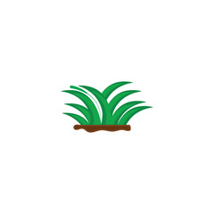 flat grass icon.