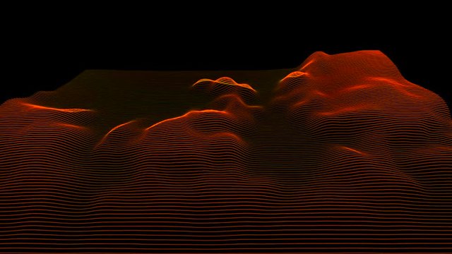 Red Earht landscape rendering, 3D modulation. Colorful futuristic animation. Creative graphic texture for business animation. Modern design elements. Desert rendering.