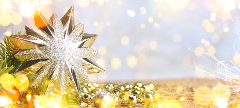 Christmas and New Year holiday background