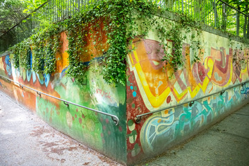 Grafitti at Seebad Enge