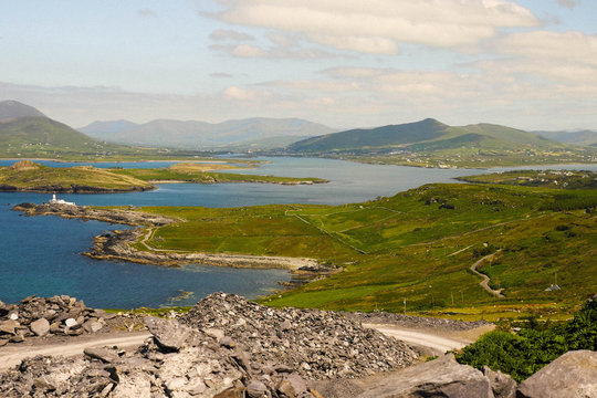 Beautiful landscape image, Ring of Kerry Ireland.