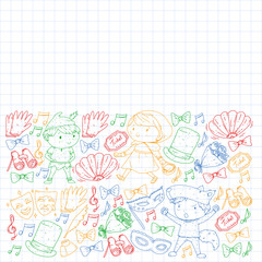 Children theatre. Theatre perfomance with kids.