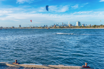St. Kilda is the most popular tourist destination in Melbourne, Victoria, Australia.