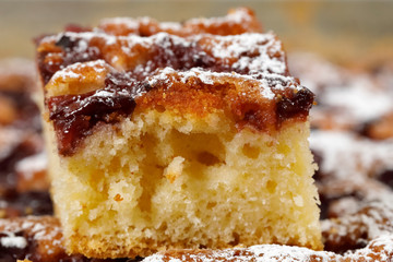 This is a portion of cherry pie
