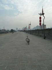 a lonesome bicycle on a pier © Stefan