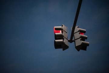 red traffic light