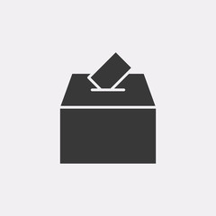 Election box icon. Voting symbol modern, simple, vector, icon for website design, mobile app, ui. Vector Illustration