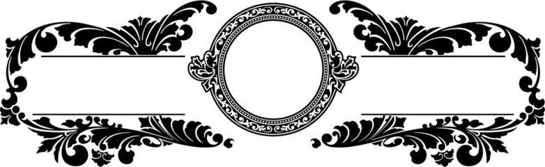 Vintage Frame Design Elements