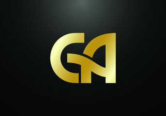 Initial Monogram Letter CA Logo Design Vector Template. CA Letter Logo Design