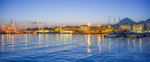 ALTEA, SPAIN - January 4, 2019: View of the city from the port. © Vladimir