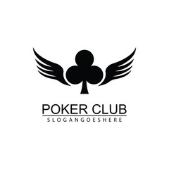 Poker Club Logo Design for Casino Business, Gamble, Card Game, Speculate, etc