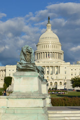 Fototapeta na wymiar United States Capitol Building - Washington D.C. United States of America