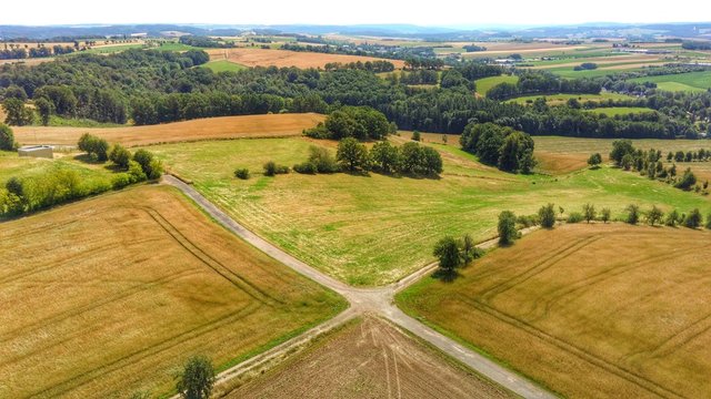 Wegkreuzung in Deutschland