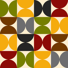 Abstract pattern geometric mid century design - 353211269