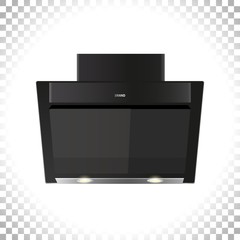 Cooker hood icon isolated on transparent background.