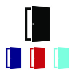 book, isolated, blank, white, blue, red, paper, 3d, cover, folder, box, object, door, business, open, empty, office, file, page, document, illustration, green, icon, design, color