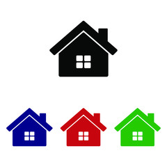 house, home, building, estate, isolated, 3d, architecture, white, roof, property, green, symbol, icon, real, red, real estate, illustration, housing, sale, business, construction, mortgage, window, bl