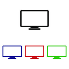 screen, monitor, tv, lcd, television, flat, display, computer, plasma, isolated, technology, white, black, wide, 3d, pc, blank, equipment, digital, video, electronic, tft, blue, design, hdtv