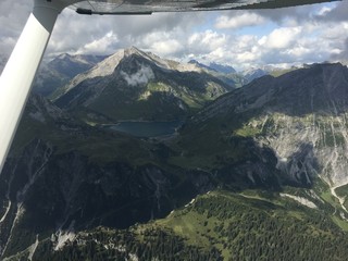 Rundflug mit dem Propellerflugzeug über Oesterreich August 217