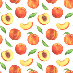 Peach Fruit Pattern