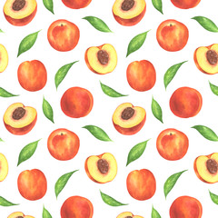Peach Fruit Pattern