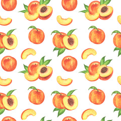 Peach Composition Pattern