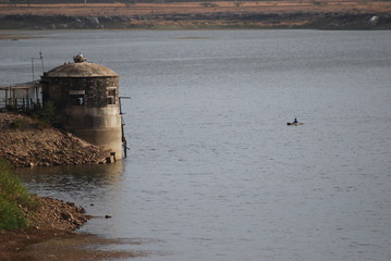 boat near to the light house