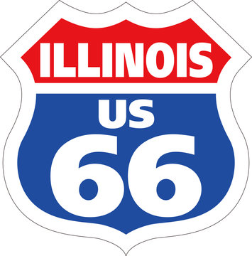 アメリカ横断道 ルート66／Route 66 イリノイ州