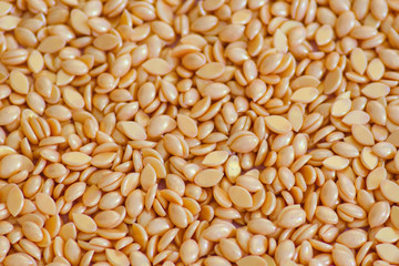 Golden wax granules