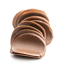 Dark chocolate chips.