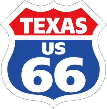 アメリカ横断道 ルート66／Route 66 テキサス州