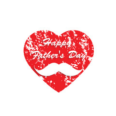happy father's day - greeting card vector	
