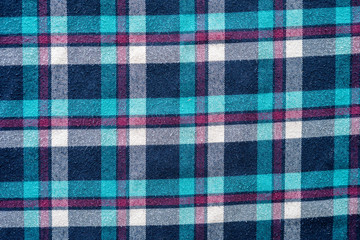Gingham fabric pattern from a shirt